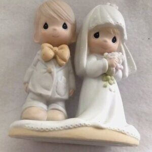 VTG Precious Moments "The Lord Bless You And Keep You" #E-3114 retired Signed